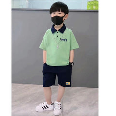 Boys Polo Neck T-shirt with Shorts