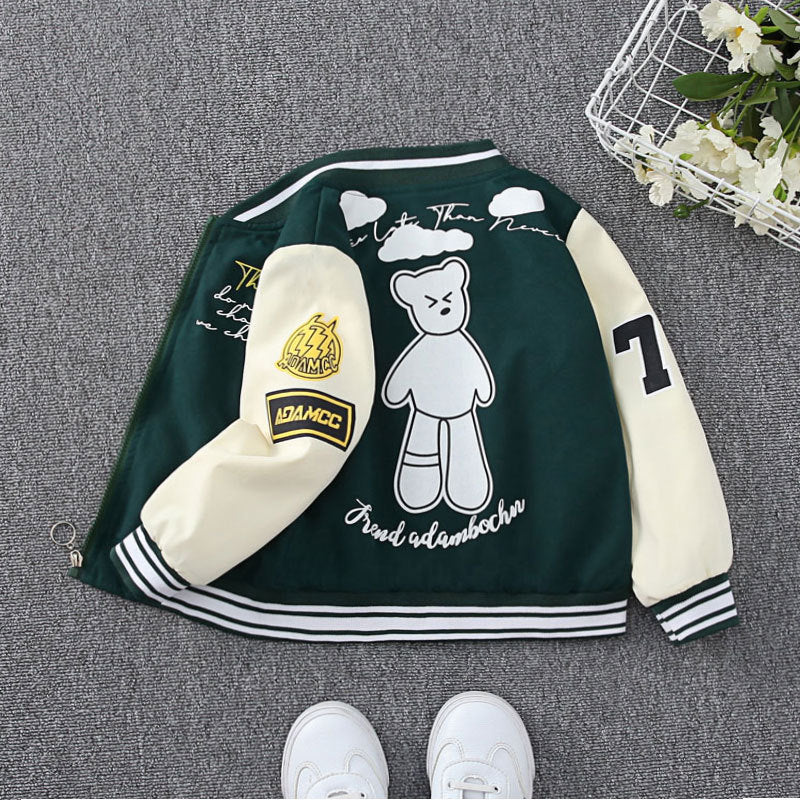 Boys Fashion Varsity Jacket