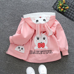 Girls Bunny Hooded Jacket