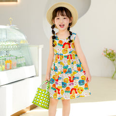 Girls summer new halter undershirt dress