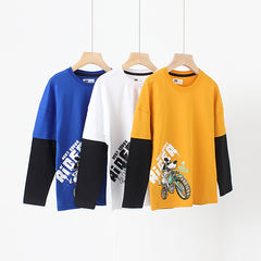 Boys' Long Sleeve Cartoon T-Shirt