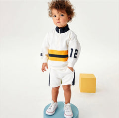 Boys Sweatshirt Long Sleeve Two Piece Set