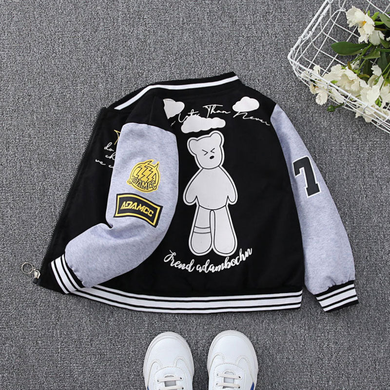 Boys Fashion Varsity Jacket