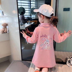 Girls Sweatshirt Dress Long Sleeve Dress