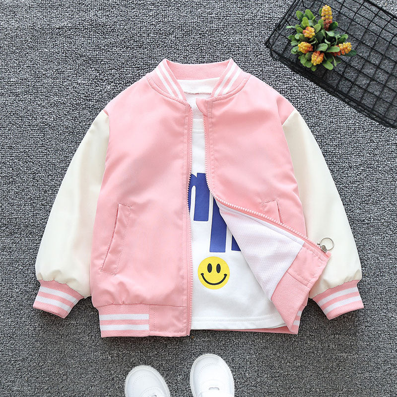 Girls Bunny Patch Full Sleeves Jacket