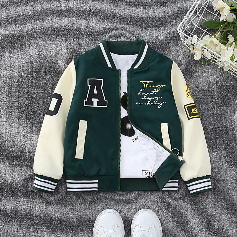 Boys Fashion Varsity Jacket