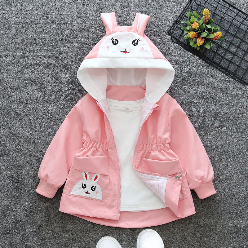 Girls Bunny Hooded Jacket