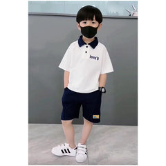 Boys Polo Neck T-shirt with Shorts