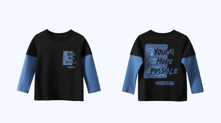 Boys Printed Full Sleeves T-shirt