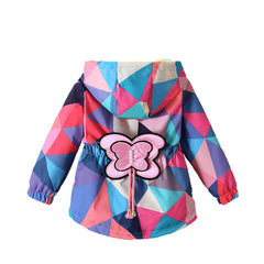 Girl's Spring and Fall Hoodie Jacket