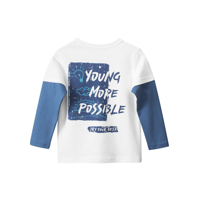 Boys Printed Full Sleeves T-shirt