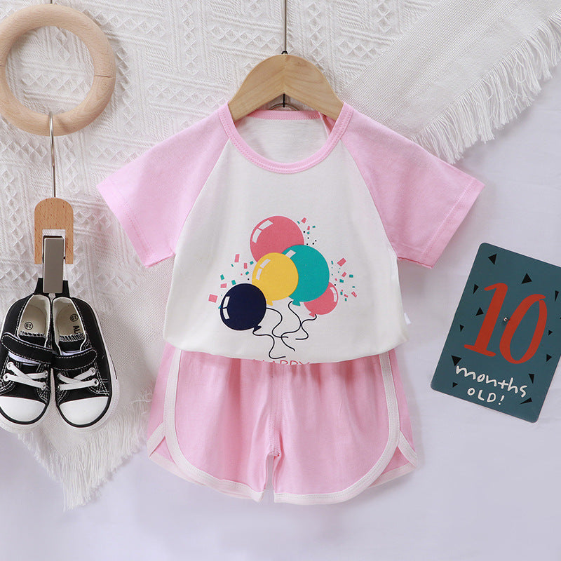 Summer Children's Short Sleeve Suit