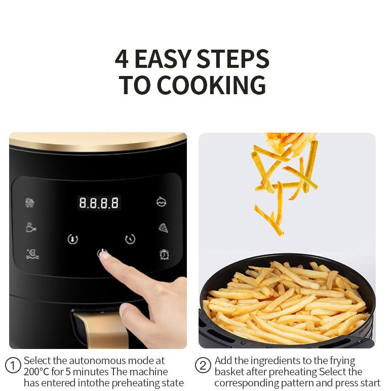 4.5L Smart Touch Multifunctional Air Fryer