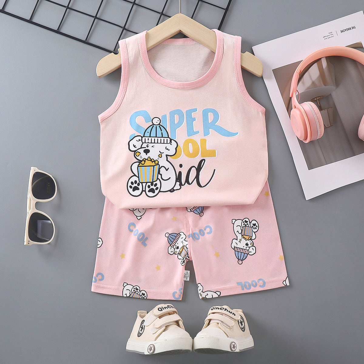 Children's Cotton Vest Set