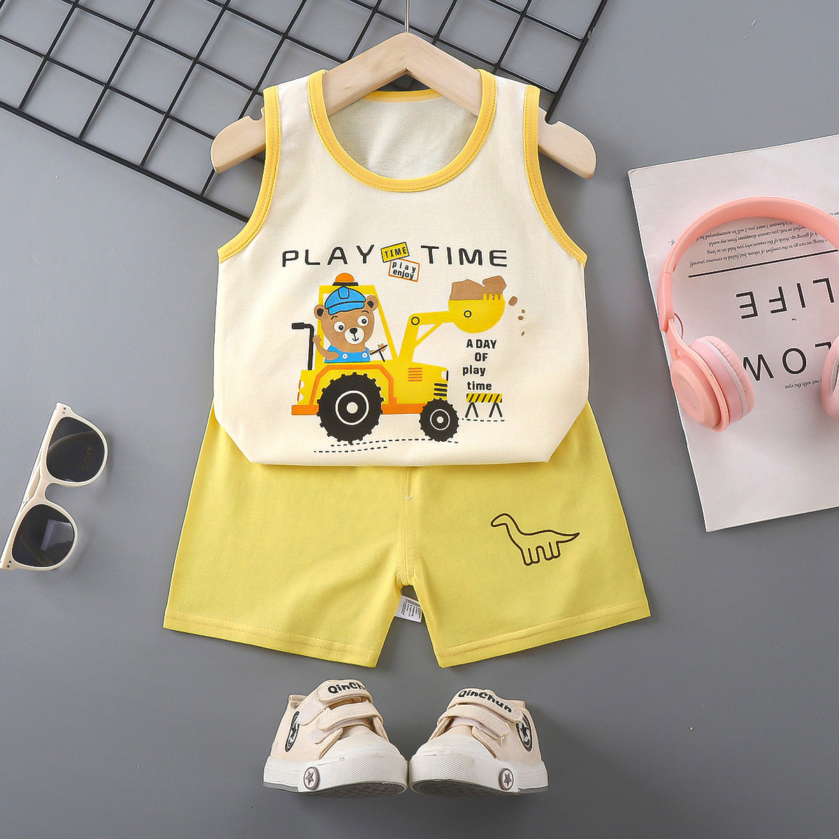 Children's Cotton Vest Set