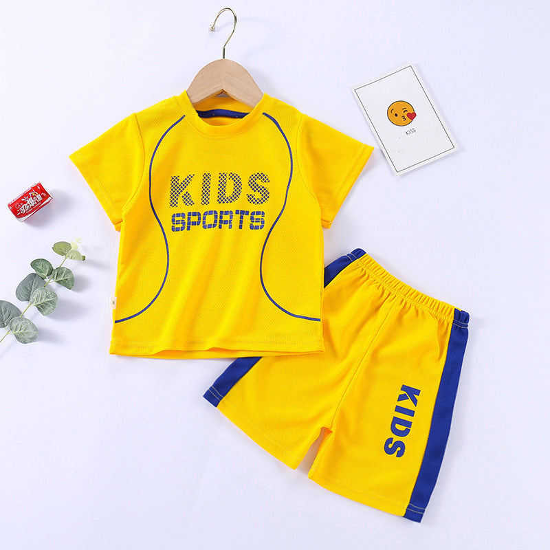 Children's Short Sleeve Quick Dry Breathable Balloon Suit Set