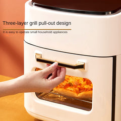 15L Air Fryer Multifunctional Large Capacity Automatic Visualization Smart Electric Oven