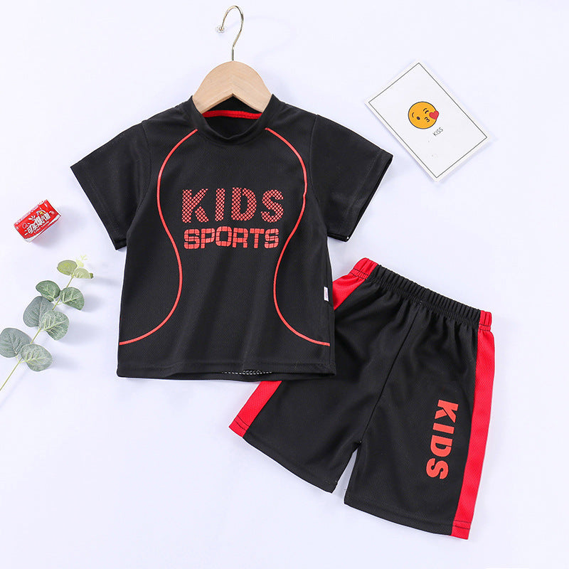 Children's Short Sleeve Quick Dry Breathable Balloon Suit Set