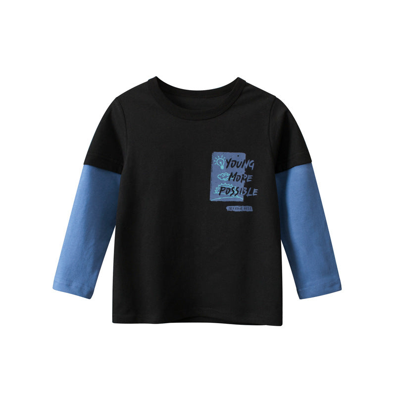 Boys Printed Full Sleeves T-shirt