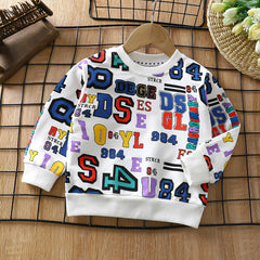 Kids Print Long Sleeves Sweatshirt