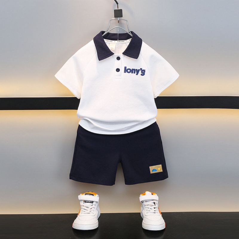 Boys Polo Neck T-shirt with Shorts