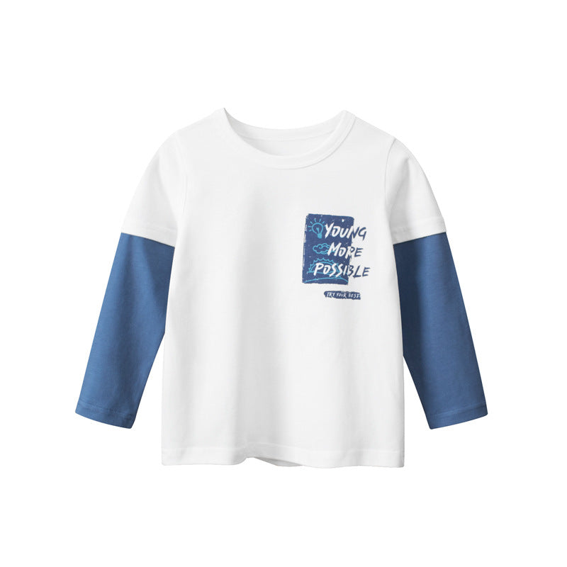 Boys Printed Full Sleeves T-shirt