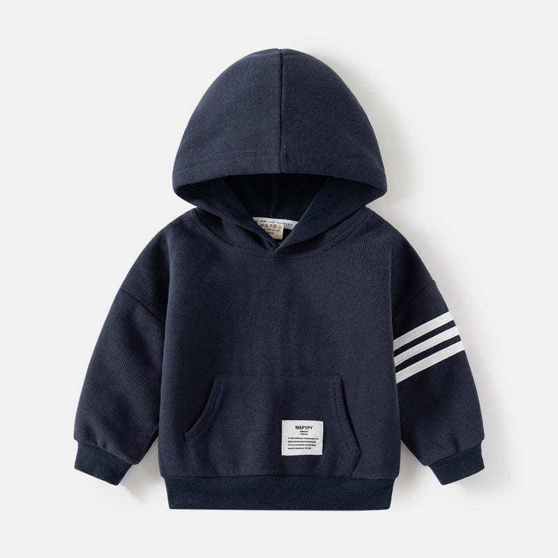 Boys Hooded Sweatshirt Coat