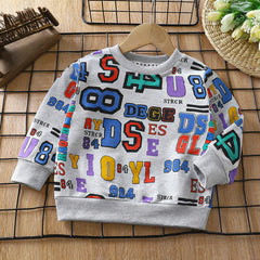 Kids Print Long Sleeves Sweatshirt