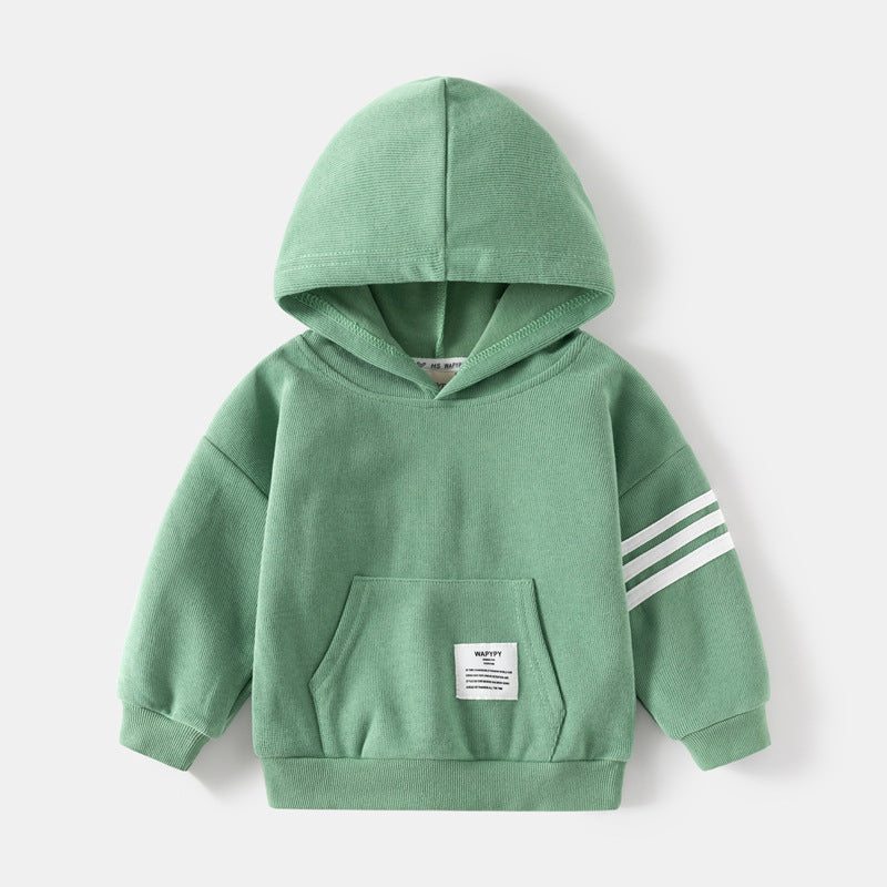 Boys Hooded Sweatshirt Coat