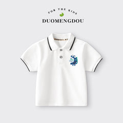 Boys and Girls Cartoon Polo Shirt