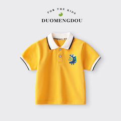 Boys and Girls Cartoon Polo Shirt