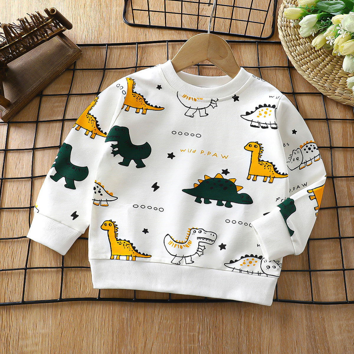 Kids Print Long Sleeves Sweatshirt