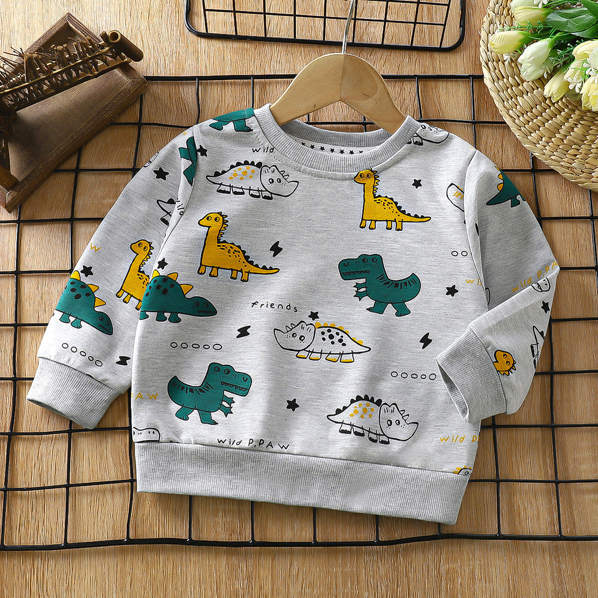 Kids Print Long Sleeves Sweatshirt