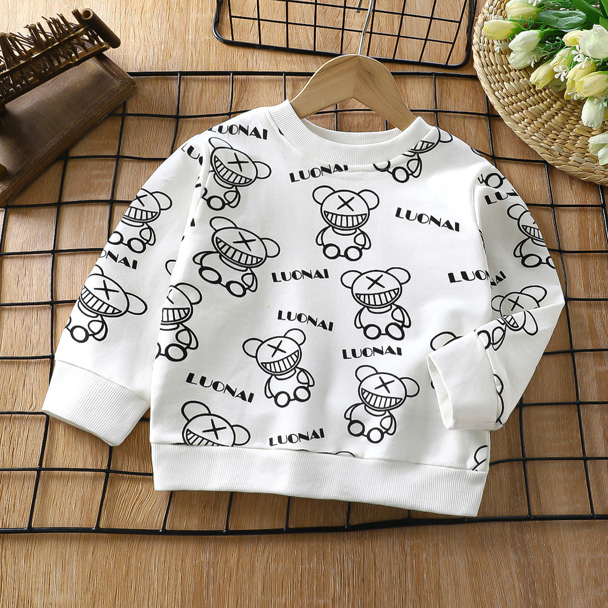 Kids Print Long Sleeves Sweatshirt