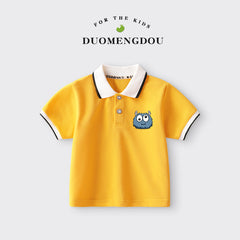 Boys and Girls Cartoon Polo Shirt