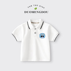 Boys and Girls Cartoon Polo Shirt