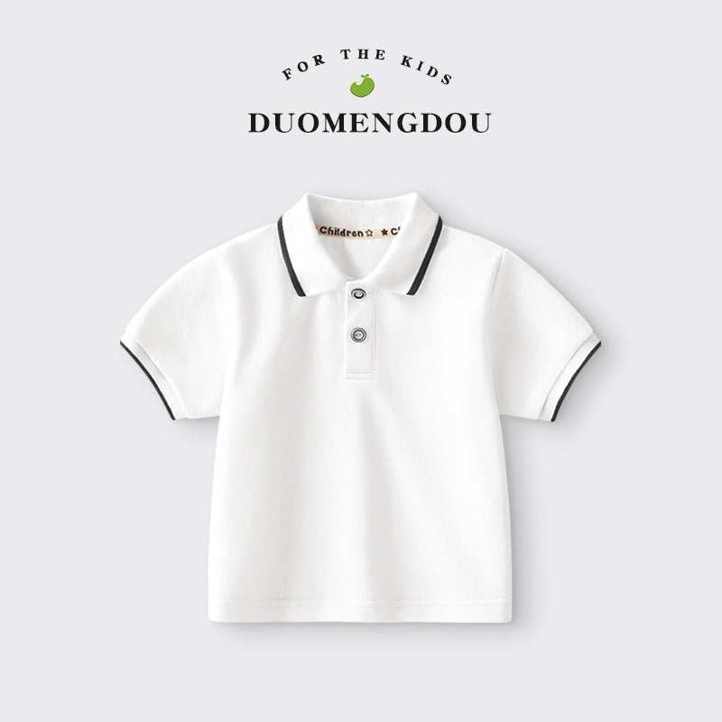 Boys and Girls Cartoon Polo Shirt