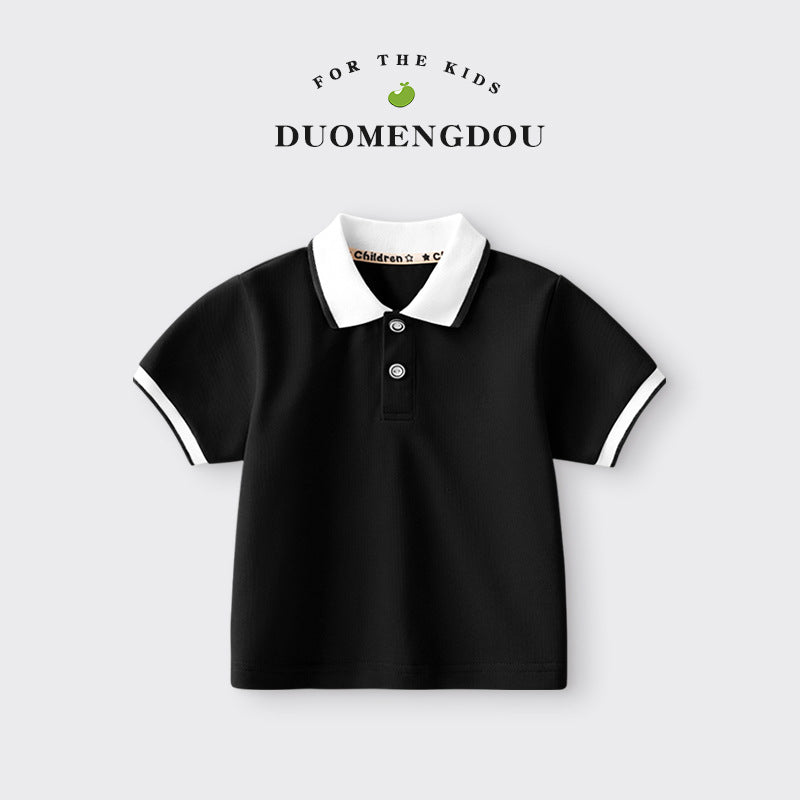 Boys and Girls Cartoon Polo Shirt