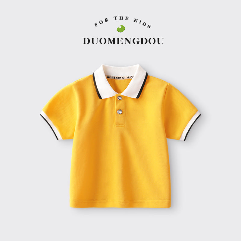 Boys and Girls Cartoon Polo Shirt